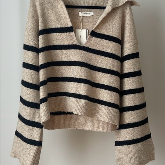 SOLD🚫 Commence Oversized Striped Sweater - Picture 3 of 9